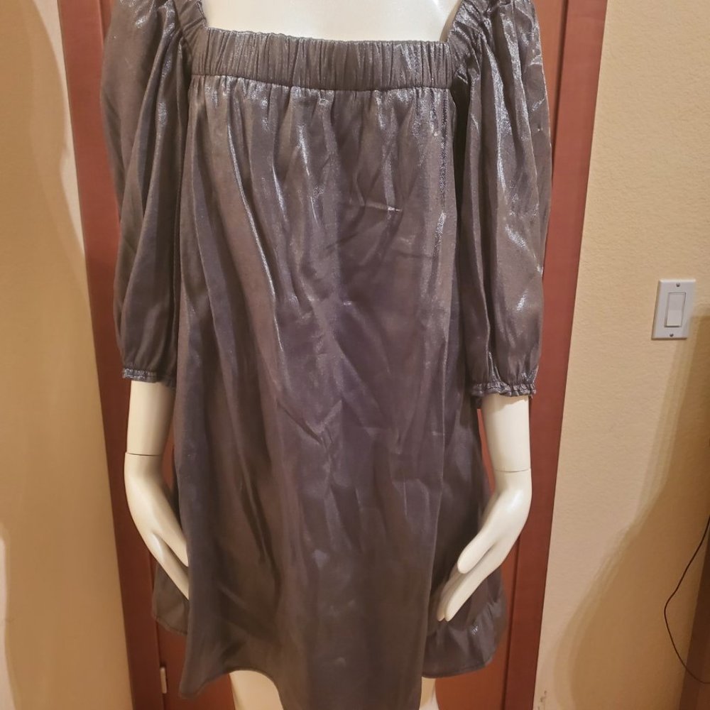 ROWA SILVER MINI DRESS